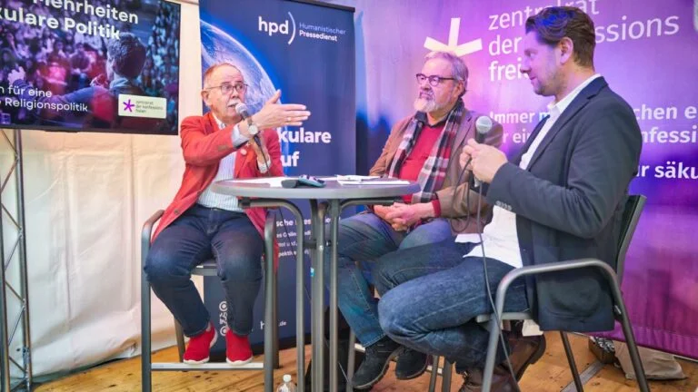 Gerhard Lein, Johannes Schwill und Philipp Möller