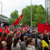 Solidaritätskundgebung in Berlin, Fotos: F. Nicolai
