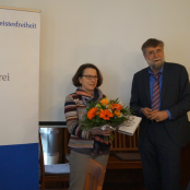 Bürgermeisterin Gertrud Maltz-Schwarzfischer, Vorsitzender Erwin Schmid