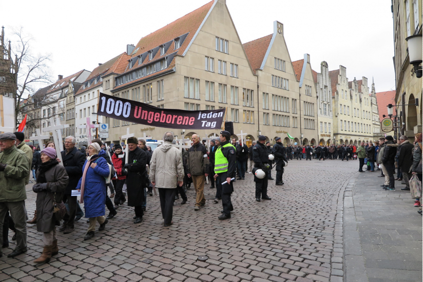 1000 Kreuze Marsch Münster 2016