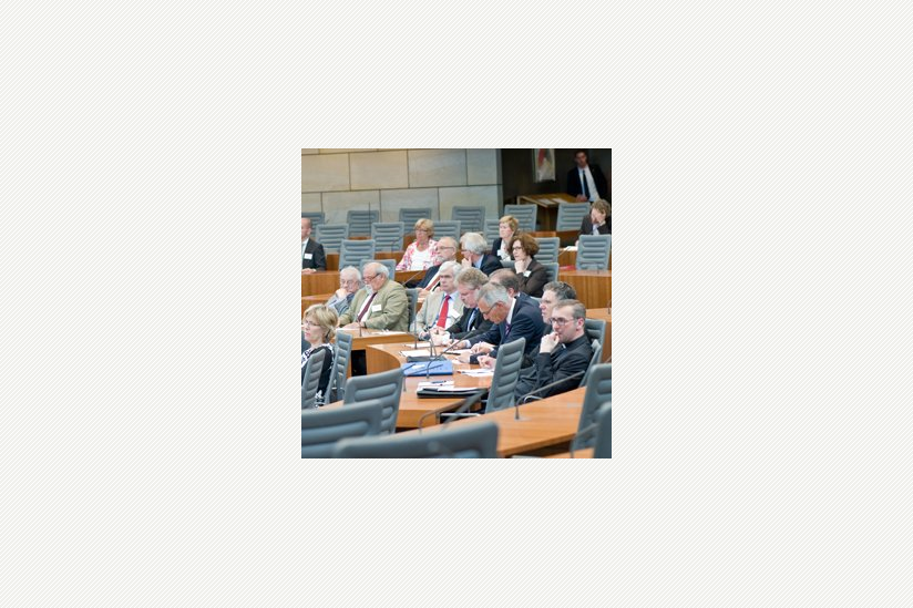 Im Plenum des Landtages