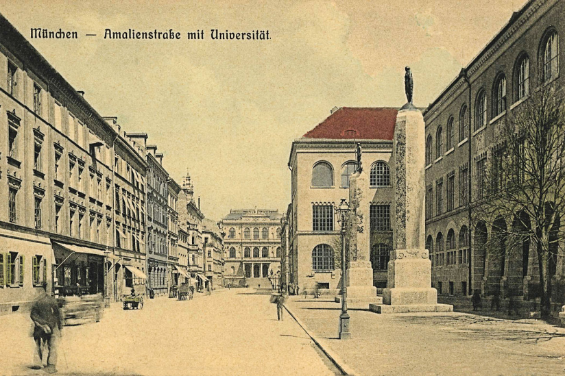 Die Ludwig-Maximilians-Universität (LMU) München um 1900