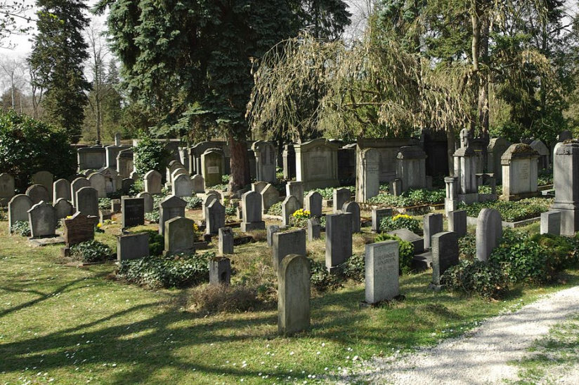 Kindergräber auf dem Neuen Jüdischen Friedhof in Nürnberg
