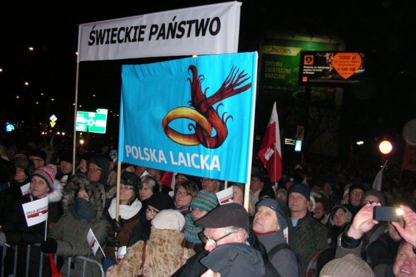KOD-Demo am 13.12.2016 in Warschau