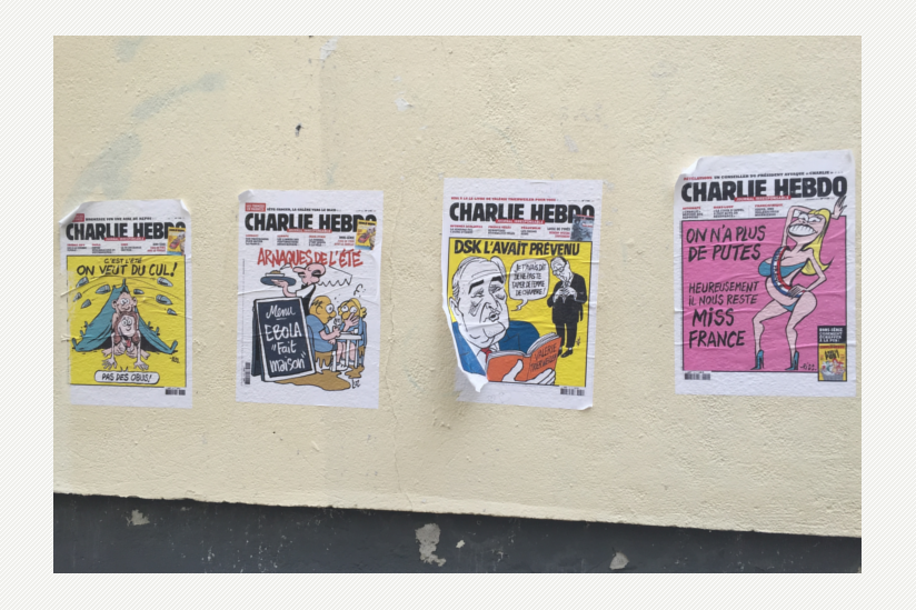 Charlie Hebdo Titelseiten