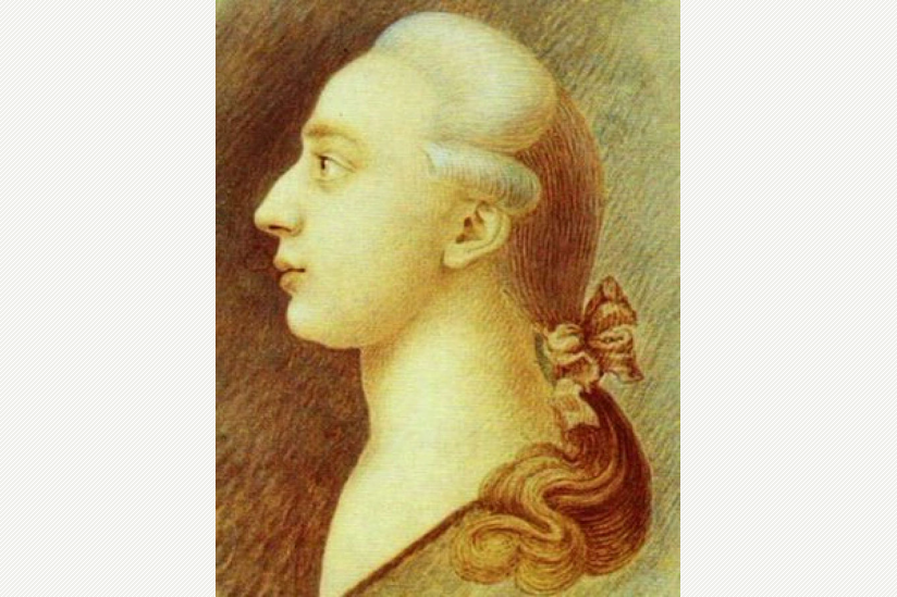 Giacomo Casanova, porträtiert von Francesco Casanova, um 1750–1755
