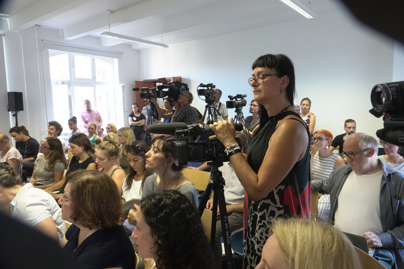 Pressekonferenz von Terre des Femmes am 23.08.2018 in Berlin.