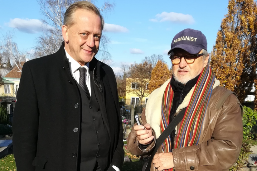 Carl Achleitner mit Dr. Gerhard Engelmayer