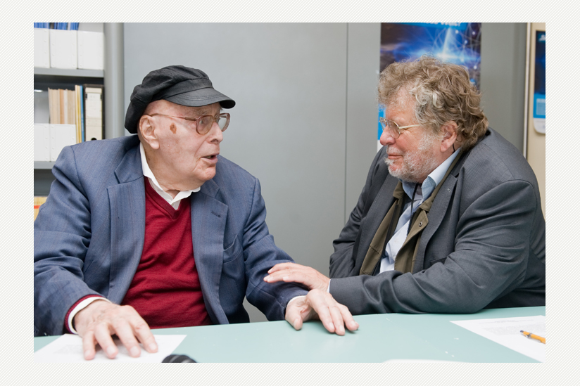 Prof. Dr. Hans Albert und Dr. Gerhard Streminger