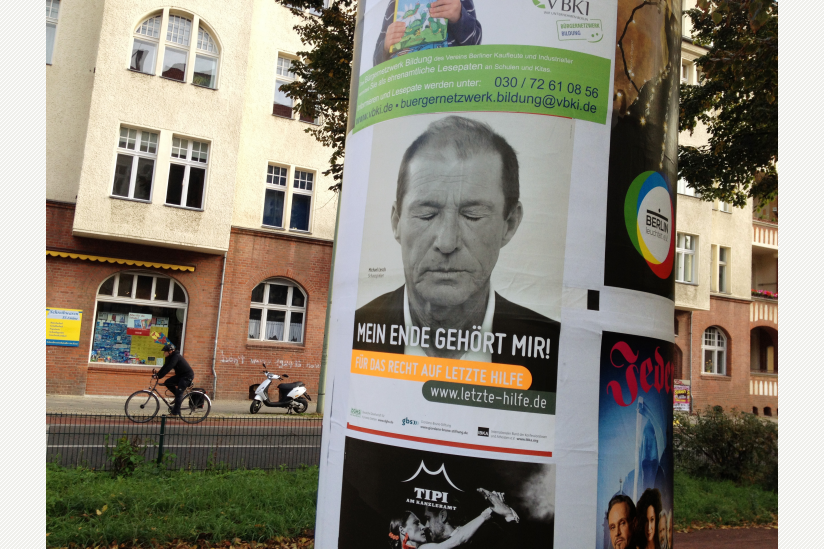 Plakat in Berlin