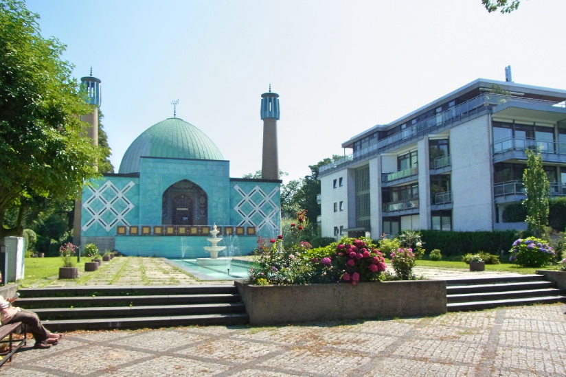 Die nun geschlossene "Blaue Moschee" in Hamburg