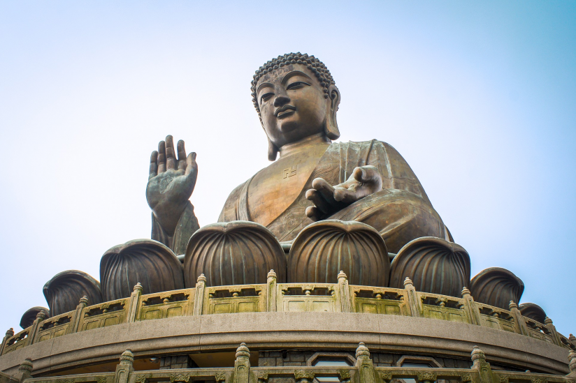 Buddha-Figur in Hong Kong