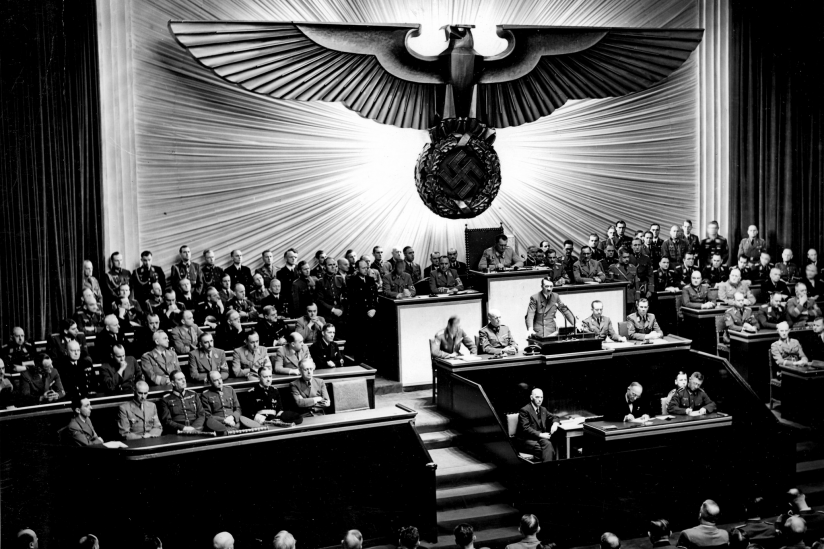 Reichstagsrede Hitlers zur Kriegserklärung an die Vereinigten Staaten, Krolloper Berlin, 11. Dezember 1941