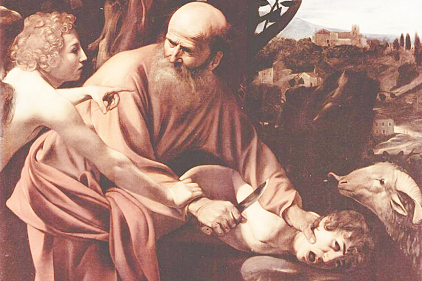 Caravaggios “Sacrificio di Isacco” von 1603