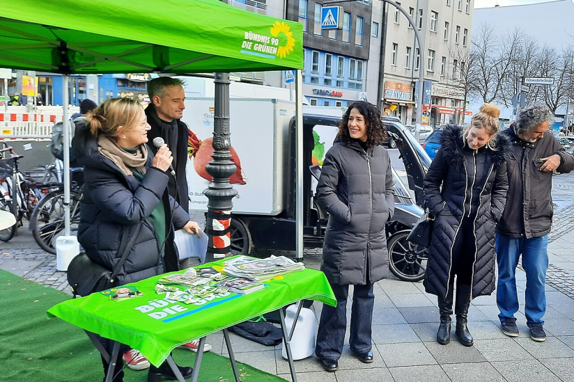 Infostand der Berliner Grünen (2023)