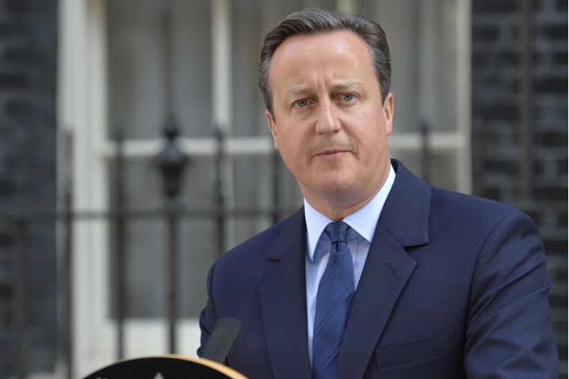 David Cameron bei der Bekanntgabe seines Rücktritts