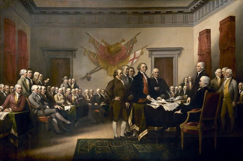 "Declaration of Independence" von John Trumbull