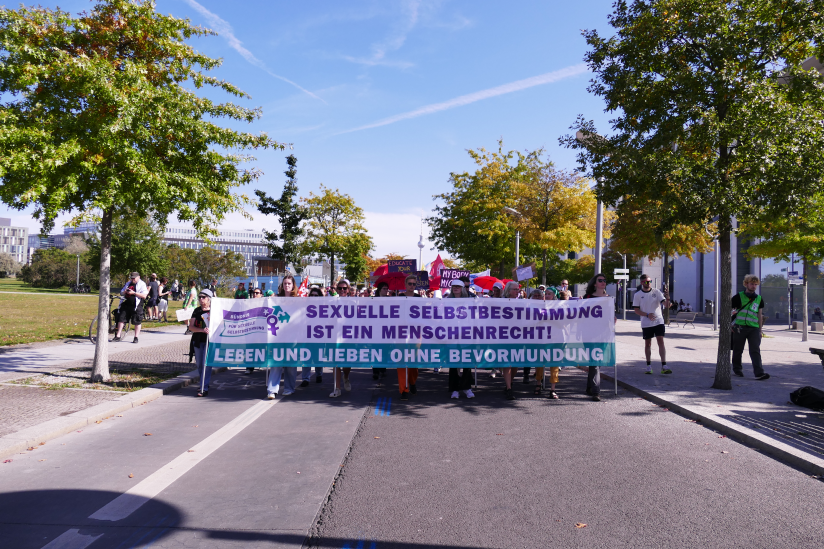 Demo für sexuelle Selbstbestimmung