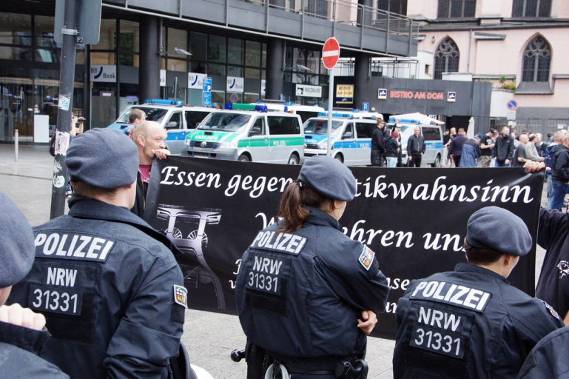 Der rechte Mob marschierte auch in Köln