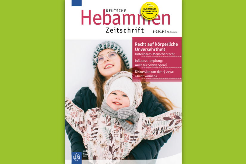 Januarausgabe der Deutschen Hebammenzeitschrift