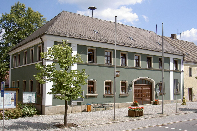 Das Rathaus von Eslarn