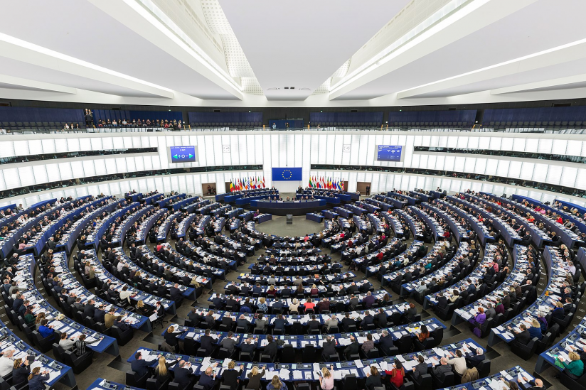 Plenarsaal des Europäischen Parlaments 