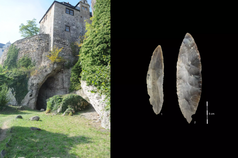 Fundstelle Ilsenhöhle unter der Burg Ranis