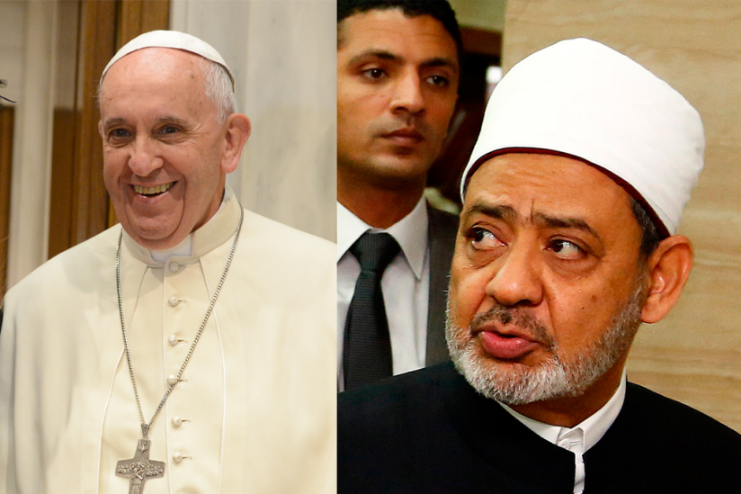 Verfechter der Menschenrechte: Papst Franziskus (li) und Großimam Achmed al-Tayyeb (r)