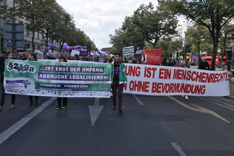 Demonstration für sexuelle Selbstbestimmung 2018