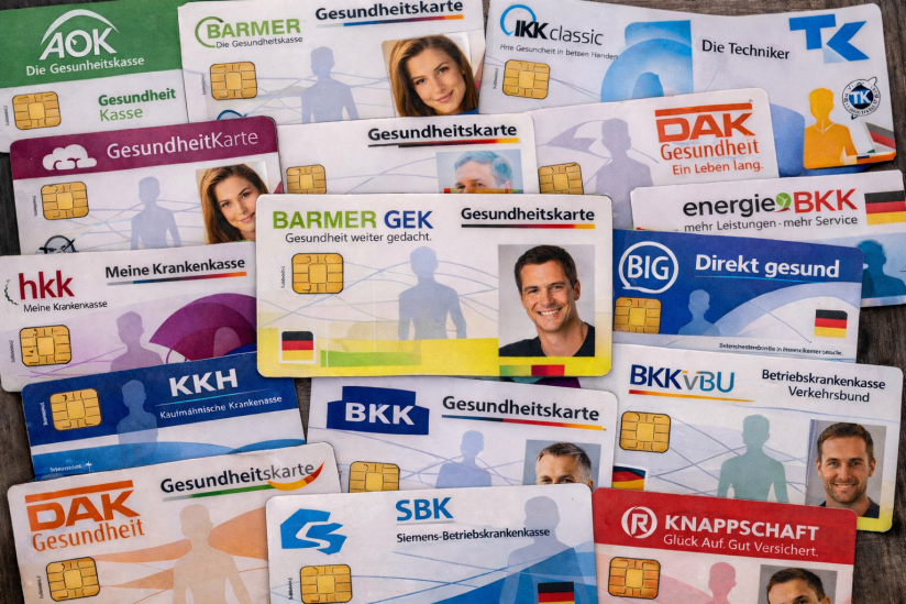 Fiktive Gesundheitskarten
