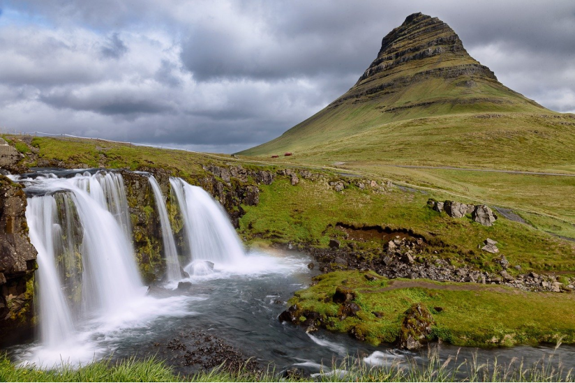 Der Grundarfjörður-Kirkjufell-Berg in Island