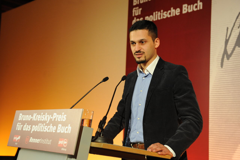 Farid Hafez bei der Verleihung des Bruno-Kreisky-Anerkennungspreises 2010