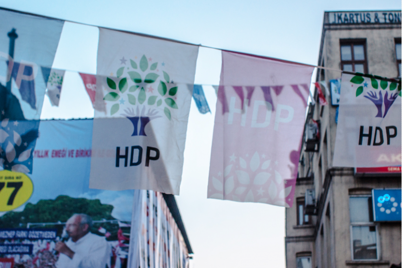 Wahlwerbung der HDP im Wahlkampf 2015
