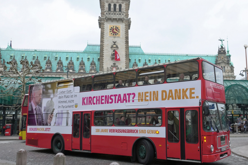 Der Bus in Hamburg