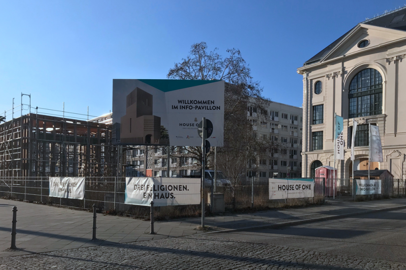 Geplanter Standort für das "House of One" in Berlin-Mitte.