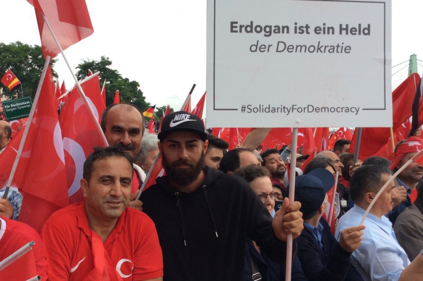 Die UETD war einer der Organisatoren der Pro-Erdogan-Demo Ende Juli 2016 in Köln. 