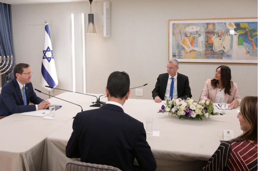 Präsident Isaac Herzog empfängt Abgesandte von Likud