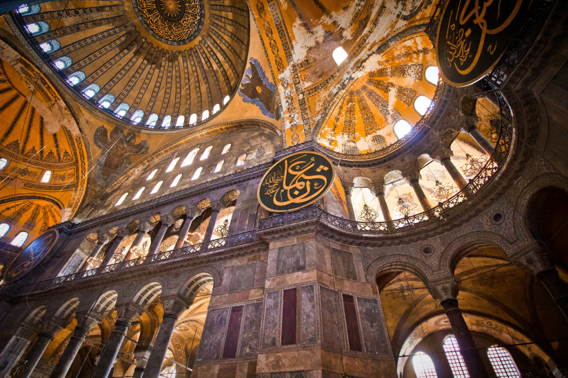 Der Innenraum der Hagia Sophia