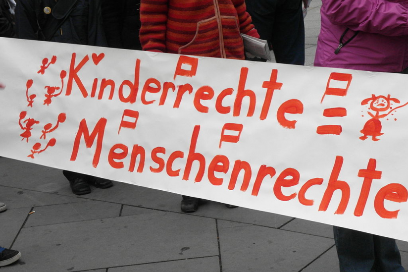 Demo am "United Nations Children's Rights Day" (Wien, 2010)