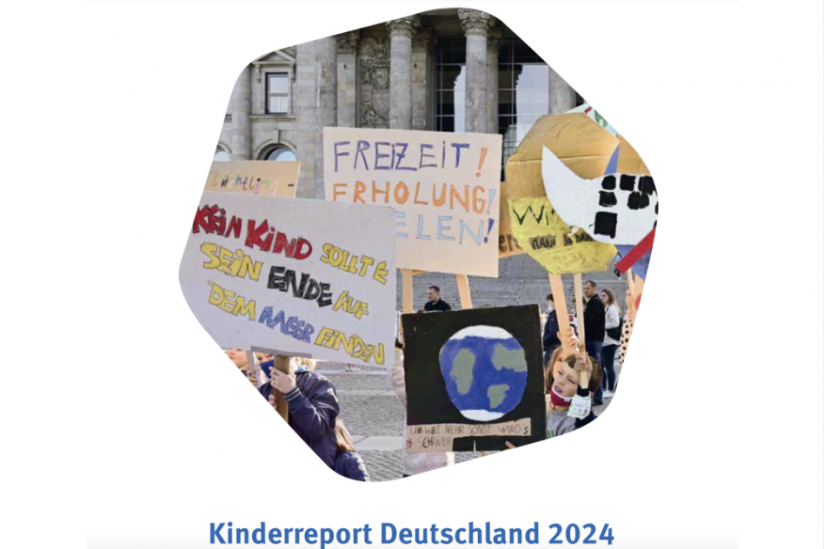 Deckblatt des Kinderreports 2024