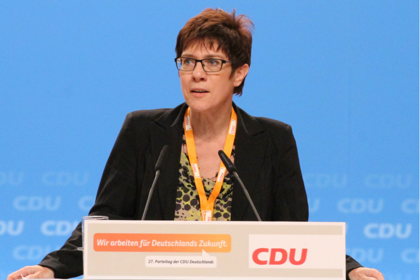 Kramp-Karrenbauer, 2014, auf dem CDU Bundesparteitag in Köln