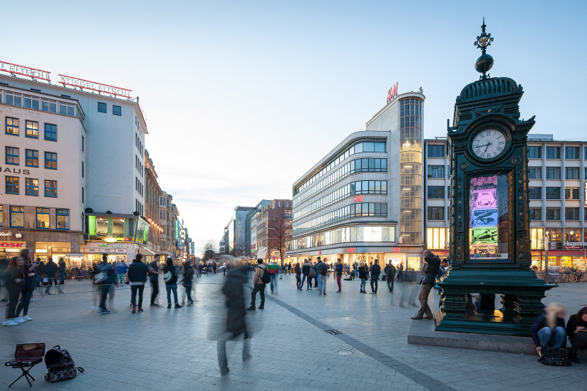 Der "Kröpcke" in Hannover