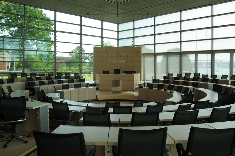 Der Plenarsaal des Schleswig-Holsteinischen Landtages