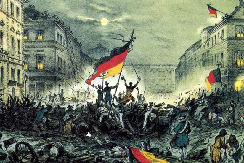 Historisches Bild zur Märzrevolution 1848