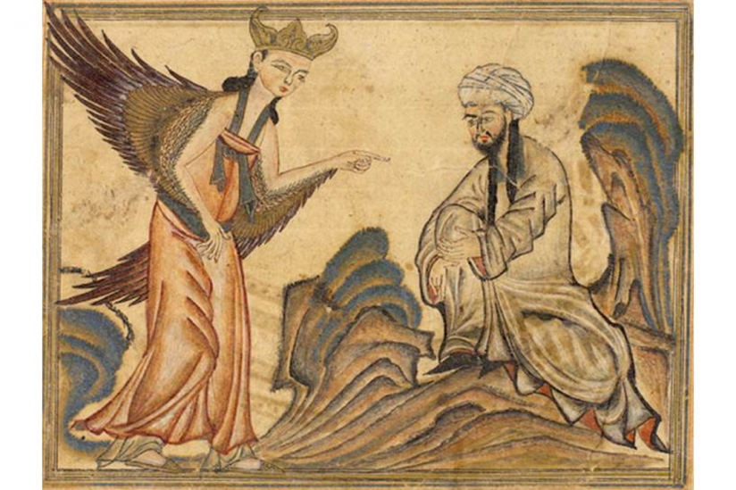 Erste Offenbarung Mohammeds durch den Erzengel Gabriel