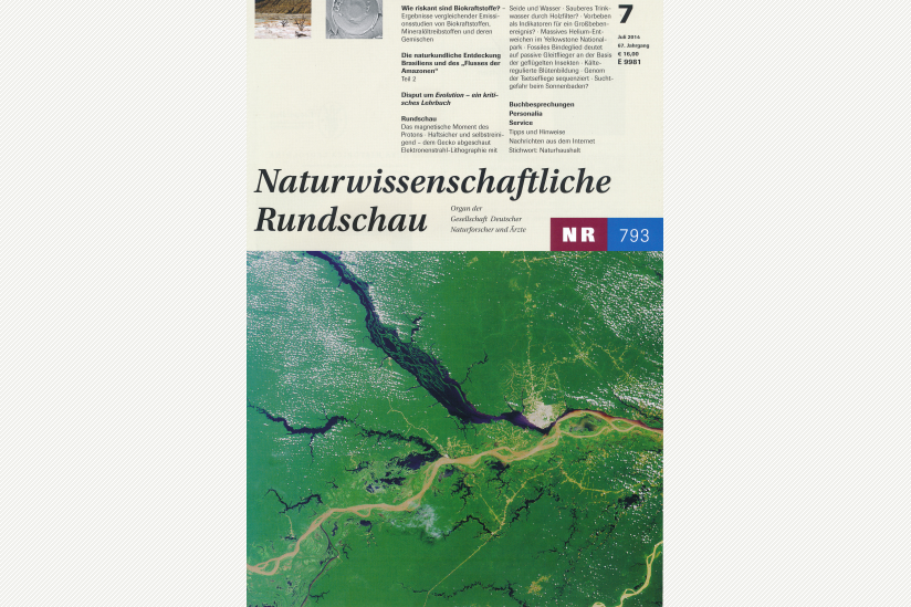 Naturwissenschaftliche Rundschau Heft 7/2014 (Cover)