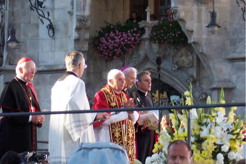 Joseph Ratzinger als Papst Benedikt XVI.