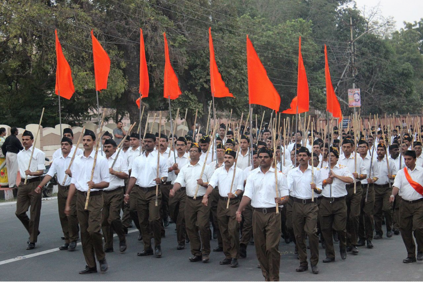 Parade der hindu-nationalistischen RSS