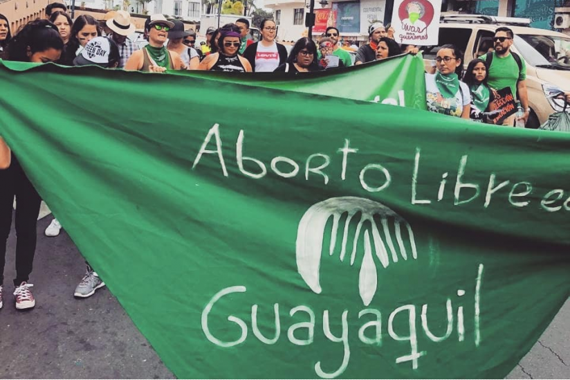 Proteste zum weltweiten Aktionstag für den legalen Schwangerschaftsabbruch 2019