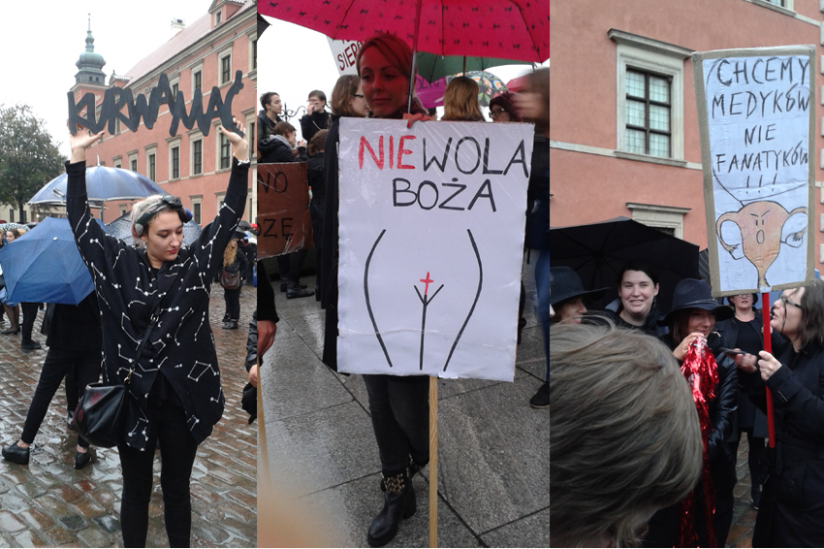 Demonstration in Warschau